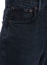  - AGOLDE - 'Riley' Distressed Knee Fray Edge Crop Denim Jeans
