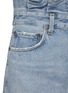 Detail View - Click To Enlarge - AGOLDE - Lettuce Waistband Denim Skirt