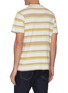 Back View - Click To Enlarge - MAISON KITSUNÉ - Chillax Fox Patch Stripe T-shirt