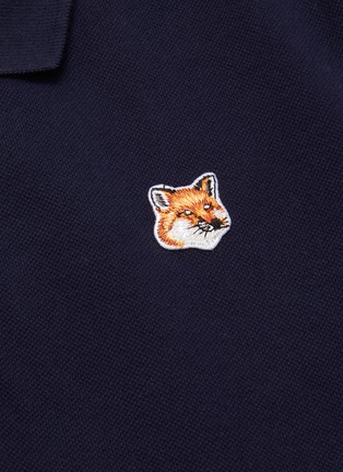  - MAISON KITSUNÉ - Fox patch polo shirt