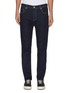 Main View - Click To Enlarge - MAISON KITSUNÉ - Contrast Topstitch Slim Fit Jeans