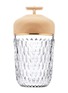 Main View - Click To Enlarge - SAINT-LOUIS - Folia Clear Wood Brushed Brass Portable Lamp