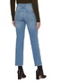 Back View - Click To Enlarge - FRAME - 'Le High Straight' Chinese Character Embroidered Crop Denim Jeans