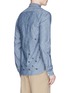 Back View - Click To Enlarge - SCOTCH & SODA - Banana embroidery chambray worker shirt