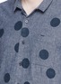 Detail View - Click To Enlarge - SCOTCH & SODA - Polka dot print chambray shirt