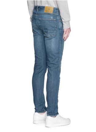 Back View - Click To Enlarge - SCOTCH & SODA - 'Skim' distressed skinny jeans