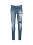 Main View - Click To Enlarge - SCOTCH & SODA - 'Skim' distressed skinny jeans