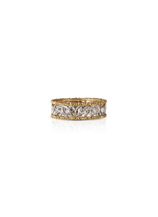 Main View - Click To Enlarge - BUCCELLATI - 'Ramage' Diamond 18k Gold Ring