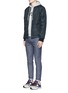 Figure View - Click To Enlarge - SCOTCH & SODA - 'Clean Traveller' cotton-linen denim jeans