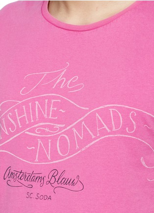 Detail View - Click To Enlarge - SCOTCH & SODA - 'Amsterdams Blauw Sunshine Nomads' print T-shirt