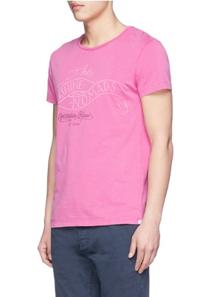 Front View - Click To Enlarge - SCOTCH & SODA - 'Amsterdams Blauw Sunshine Nomads' print T-shirt