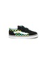 Main View - Click To Enlarge - VANS - 'Old Skool' Checker Print Double Velcro Strap Toddler Sneakers