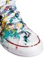 Detail View - Click To Enlarge - RIALTO JEAN PROJECT - One of a kind hand-painted splash high top sneakers - Sz 38