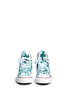 Front View - Click To Enlarge - RIALTO JEAN PROJECT - One of a kind hand-painted splash high top sneakers - Sz 37