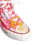 Detail View - Click To Enlarge - RIALTO JEAN PROJECT - One of a kind hand-painted splash high top sneakers - Sz 37