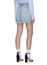 Back View - Click To Enlarge - MIU MIU - Paperbag waist denim skirt