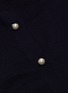  - MIU MIU - Pearl button placket back knit wool top