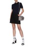 Figure View - Click To Enlarge - MIU MIU - Pearl button placket back knit wool top