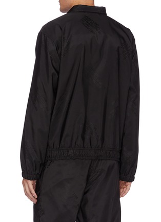 Back View - Click To Enlarge - HELMUT LANG - Tonal Logo Print Track Jacket