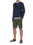 Figure View - Click To Enlarge - VINCE - Stripe Crewneck Sweater