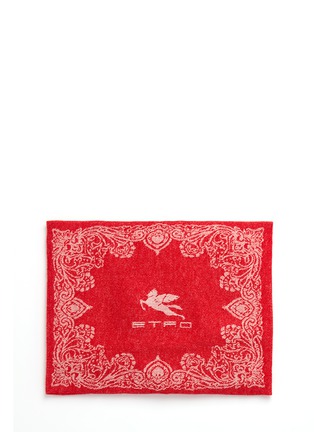 Detail View - Click To Enlarge - ETRO - Cali Tulua wool-cashmere paisley jacquard travel throw
