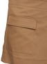 Detail View - Click To Enlarge - MONSE - 'Cascade' Asymmetric Hem Polka Dot Panel Mini Skirt