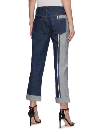 Back View - Click To Enlarge - MONSE - Inside Out Straight Leg Jeans