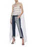 Figure View - Click To Enlarge - MONSE - Inside Out Straight Leg Jeans