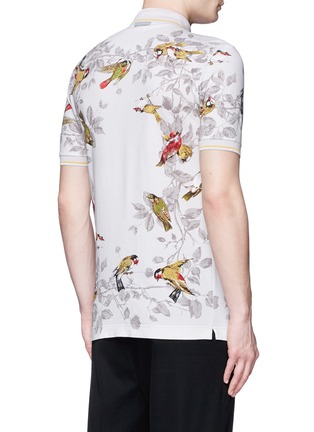 Back View - Click To Enlarge - - - Bird print polo shirt