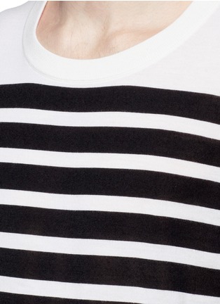 Detail View - Click To Enlarge - - - Sailor stripe cashmere sweater