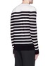 Back View - Click To Enlarge - - - Sailor stripe cashmere sweater