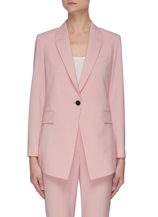 Main View - Click To Enlarge - THEORY - Etiennette' Single-breast Wool Blend Blazer