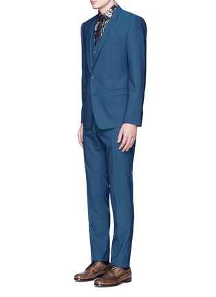 Figure View - Click To Enlarge - - - 'Gold' slim fit three piece suit