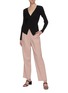 Figure View - Click To Enlarge - THEORY - Rib-knit wrap top
