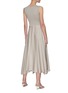 Back View - Click To Enlarge - THEORY - Ribbed draped dress