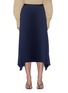 Main View - Click To Enlarge - THEORY - Asymmetric Hem Pleat Midi Skirt