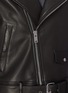  - THEORY - Belt Detail Leather Biker Jacket