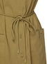  - THEORY - Eco Crunch linen waist tie shirt jacket