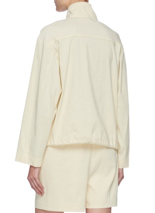 Back View - Click To Enlarge - THEORY - Eco Crunch linen utility jacket