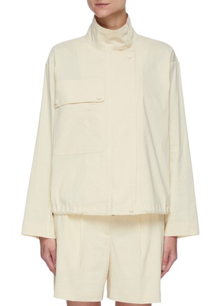 Main View - Click To Enlarge - THEORY - Eco Crunch linen utility jacket