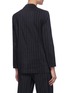 Back View - Click To Enlarge - THEORY - 'Piazza' Pinstripe Double Breast Linen Blend Blazer