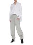 Figure View - Click To Enlarge - TIBI - Tied leg cashmere lounging sweatpants