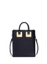 Back View - Click To Enlarge - SOPHIE HULME - Mini rectangle leather box tote