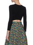 Back View - Click To Enlarge - TIBI - Giselle' Double Slit Cropped Back Sweater