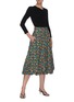 Figure View - Click To Enlarge - TIBI - Sabine' All-over Floral Print Balloon Hem Skirt