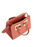Detail View - Click To Enlarge - SOPHIE HULME - 'Albion' mini leather bowling bag