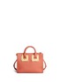 Back View - Click To Enlarge - SOPHIE HULME - 'Albion' mini leather bowling bag