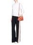Figure View - Click To Enlarge - SOPHIE HULME - 'Albion' mini leather bowling bag