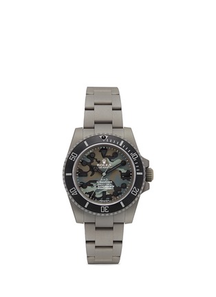 Main View - Click To Enlarge - MAD COLLECTIONS - Rolex Submariner camouflage matte DLC oyster perpetual watch