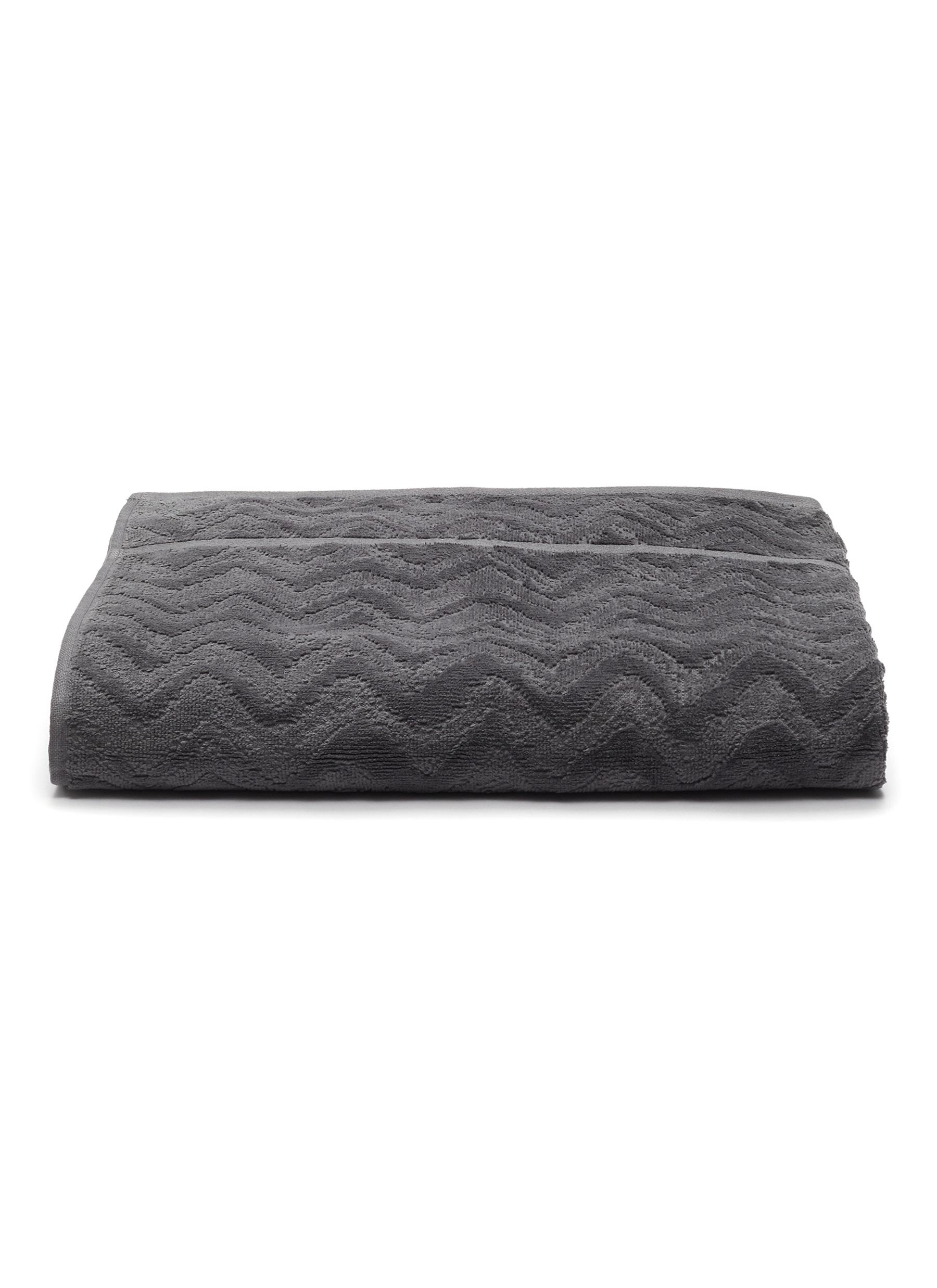 Missoni Rex Cotton Bath Towel - Charcoal